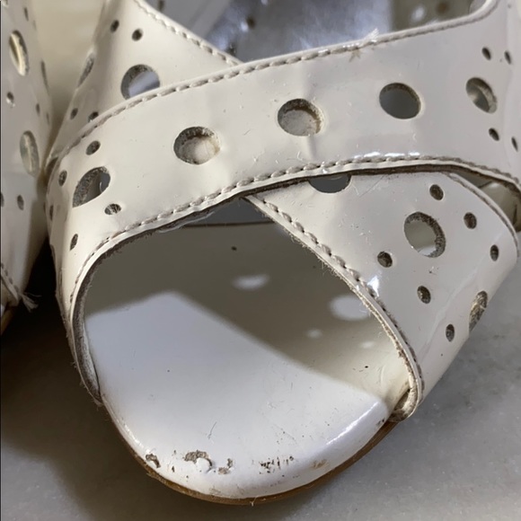 BCBG Heels - White Patent Leather - Picture 7 of 8